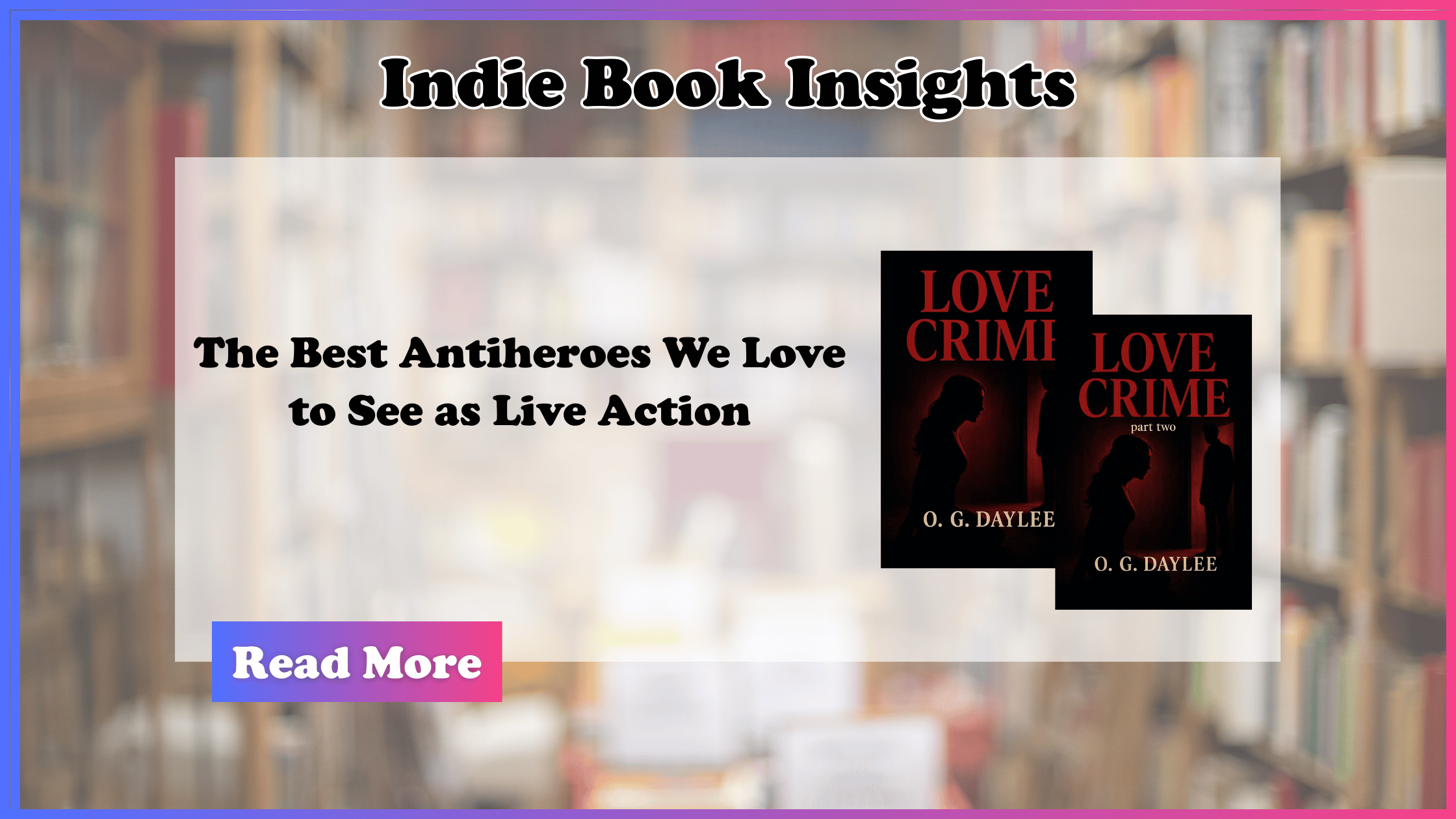 Indie Book Insight Banners